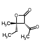 CAS#: 136814-00-1， (3S,4S)-3-Acetyl-4-Ethyl-4-Methyl-2-Oxetanone