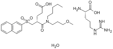 CAS#: 137005-17-5， 4-N-(3-Methoxypropyl)-N-pentylcarbamoyl-5-(2-naphthylsulfonyl)pentanoic acid