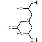 CAS#: 137066-48-9， 4-(2-Hydroxypropyl)-6-Methyl-2-Piperazinone