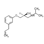 CAS#: 13707-91-0， (2S)-1-(3-Allylphenoxy)-3-(Isopropylamino)-2-Propanol