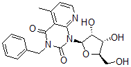 CAS#: 137103-31-2， 1-[(2R,3R,4S,5R)-3,4-Dihydroxy-5-(Hydroxymethyl)Oxolan-2-Yl]-5-Methyl-3-(Phenylmethyl)Pyrido[3,2-e]Pyrimidine-2,4-Dione