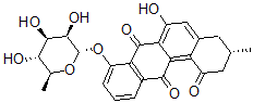 CAS#: 137109-48-9， (3S)-6-Hydroxy-3-Methyl-8-[(2S,3R,4R,5R,6S)-3,4,5-Trihydroxy-6-Methyloxan-2-Yl]Oxy-3,4-Dihydro-2H-Benzo[a]Anthracene-1,7,12-Trione