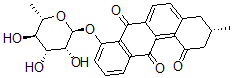 CAS#: 137109-49-0， (3S)-3-Methyl-8-[(2S,3R,4R,5R,6S)-3,4,5-Trihydroxy-6-Methyloxan-2-Yl]Oxy-3,4-Dihydro-2H-Benzo[a]Anthracene-1,7,12-Trione