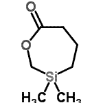 CAS#: 13716-53-5， 3,3-Dimethyl-1,3-oxasilepan-7-one