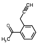 CAS#: 137241-55-5， 1-[2-(2-Propyn-1-Yl)Phenyl]Ethanone