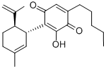 CAS#: 137252-25-6， 3-Hydroxy-2-[(6R)-3-Methyl-6-Prop-1-En-2-Yl-1-Cyclohex-2-Enyl]-5-Pentylcyclohexa-2,5-Diene-1,4-Dione