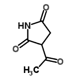 CAS 登录号：137271-84-2， 3-乙酰基-2,5-吡咯烷二酮