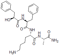CAS#: 137350-94-8， (2S)-6-Amino-N-[(2S)-1-Amino-1-Oxopropan-2-Yl]-2-[[(2S)-2-[[(2S)-2-Hydroxy-3-Phenylpropanoyl]Amino]-3-Phenylpropanoyl]Amino]Hexanamide