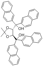 structure of CAS# 137365-16-3, (4S-trans)-2,2-Dimethyl-alpha,alpha,alpha',alpha'-Tetra-2-Naphthalenyl-1,3-Dioxolane-4,5-Dimethanol