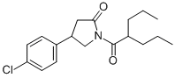 CAS#: 137427-77-1， 4-(4-Chlorophenyl)-1-(2-Propylpentanoyl)Pyrrolidin-2-One