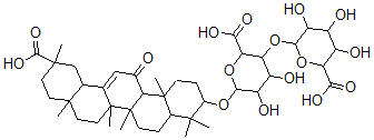 CAS#: 137476-70-1， 6-[(11-Carboxy-4,4,6a,6b,8a,11,14b-Heptamethyl-14-Oxo-2,3,4a,5,6,7,8,9,10,12,12a,14a-Dodecahydro-1H-Picen-3-Yl)Oxy]-3-(6-Carboxy-3,4,5-Trihydroxyoxan-2-Yl)Oxy-4,5-Dihydroxyoxane-2-Carboxylic Acid