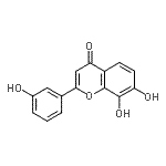 CAS#: 137502-84-2， 7,8-Dihydroxy-2-(3-Hydroxyphenyl)-4H-Chromen-4-One