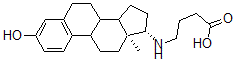 CAS#: 137525-09-8， 4-[[(13S,17S)-3-Hydroxy-13-Methyl-6,7,8,9,11,12,14,15,16,17-Decahydrocyclopenta[a]Phenanthren-17-Yl]Amino]Butanoic Acid