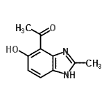CAS#: 137538-57-9， 1-(5-Hydroxy-2-Methyl-1H-Benzimidazol-4-Yl)Ethanone