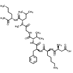 CAS#: 137565-28-7， L-alpha-Aspartyl-L-Lysyl-L-Phenylalanyl-L-Valylglycyl-N-Methyl-L-Leucyl-L-Norleucinamide