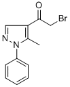 structure of CAS# 137577-00-5, 2-Bromo-1-(5-Methyl-1-Phenyl-1H-Pyrazol-4-Yl)-Ethanone;2-Bromo-1-(5-Methyl-1-Phenyl-1H-Pyrazol-4-Yl)-1-Ethanone, 95+%;2-BROMO-1-(5-METHYL-1-PHENYL-1H-PYRAZOL-4-YL)-1-ETHANONE;2-Bromo-1-(5-Methyl-1-Phenyl-1H-Pyrazol-4-Yl)Ethanone