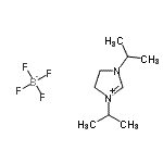 structure of CAS# 137581-18-1, 1,3-Diisopropyl-4,5-Dihydro-1H-Imidazol-3-Ium Tetrafluoroborate;1,3-Diisopropylimidazolinium Tetrafluoroborate;4,5-Dihyd<wbr>ro-1,3-bi<wbr>s(1-methy<wbr>lethyl)-1<wbr>H-imidazo<wbr>lium tetr<wbr>afluorobo<wbr>rate;N,N′-Diisopropyldihydroimidazolium tetrafluoroborate