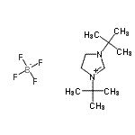 structure of CAS# 137581-21-6, 1,3-Bis(2-Methyl-2-Propanyl)-4,5-Dihydro-1H-Imidazol-3-Ium Tetrafluoroborate;1,3-Bis(tert-butyl)-1H-imidazolin-3-ium tetrafluoroborate;1,3-Bis(t<wbr>ert-butyl<wbr>)-4,5-dih<wbr>ydro-1H-i<wbr>midazoliu<wbr>m tetrafl<wbr>uoroborate;1,3-Di(te<wbr>rt-butyl)<wbr>-4,5-dihy<wbr>dro-1H-im<wbr>idazol-3-<wbr>ium tetra<wbr>fluorobor<wbr>ate