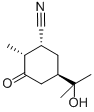 CAS#: 137588-59-1， (1R,2R,5R)-5-(1-Hydroxy-1-Methylethyl)-2-Methyl-3-Oxo-Cyclohexanecarbonitrile