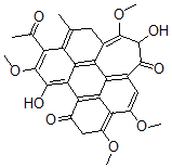 CAS#: 137592-26-8， Hypocrellin C