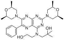 CAS#: 137694-16-7， 1-[[2,7-Bis[(2R,6S)-2,6-Dimethylmorpholin-4-Yl]-6-Phenylpteridin-4-Yl]-(2-Hydroxyethyl)Amino]-2-Methylpropan-2-Ol