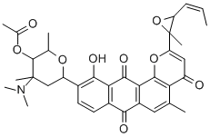 CAS#: 137714-91-1， [4-Dimethylamino-6-[11-Hydroxy-5-Methyl-2-[2-Methyl-3-[(E)-Prop-1-Enyl]Oxiran-2-Yl]-4,7,12-Trioxonaphtho[6,7-H]Chromen-10-Yl]-2,4-Dimethyloxan-3-Yl] Acetate