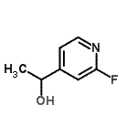 CAS#: 137718-85-5， 1-(2-Fluoro-4-Pyridinyl)Ethanol