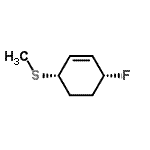 CAS#: 137742-59-7， (3R,6S)-3-Fluoro-6-(Methylsulfanyl)Cyclohexene