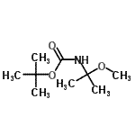 CAS#: 137757-11-0， 2-Methyl-2-Propanyl (2-Methoxy-2-Propanyl)Carbamate