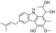 CAS#: 137767-81-8， 1-[4-Hydroxy-3-Methoxy-2-Methyl-6-(3-Methylbut-2-Enyl)-9H-Carbazol-1-Yl]Propane-1,2-Diol