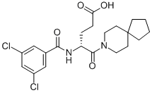 CAS#: 137795-35-8， (4R)-5-(8-Azaspiro[4.5]Decan-8-Yl)-4-[(3,5-Dichlorobenzoyl)Amino]-5-Oxopentanoic Acid
