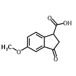 CAS#: 137813-03-7， 5-Methoxy-3-Oxo-1-Indanecarboxylic Acid