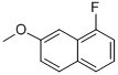 structure of CAS# 13791-03-2, 1-Fluoro-7-Methoxy-Naphthalene;Naphthalene, 1-Fluoro-7-Methoxy-;1-FLUORO-7-METHOXYNAPHTHALENE