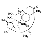 CAS#: 138008-04-5， (5xi,7alpha,12beta,16beta,17xi,23S,25R)-7,12,23-Trihydroxy-26,29-Epoxy-16,23-Cyclolanost-8-Ene-3,11,15,26-Tetrone