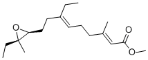 CAS#: 13804-51-8， (2E,6E)-7-Ethyl-9-(3-ethyl-3-methyl-oxiran-2-yl)-3-methyl-nona-2,6-dienoic acid methyl ester