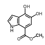 CAS#: 138106-27-1， Methyl 4,5-Dihydroxy-1H-Indole-7-Carboxylate