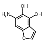 CAS#: 138106-29-3， 6-Amino-1-Benzofuran-4,5-Diol