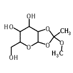 CAS#: 138196-19-7， 1,2-O-(1-Methoxyethylidene)Hexopyranose