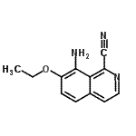 CAS#: 138223-19-5， 8-Amino-7-Ethoxy-1-Isoquinolinecarbonitrile