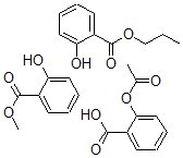 CAS#: 138230-31-6， 2-(acetyloxy)-Benzoic acid mixt. with methyl hydroxybenzoate and propyl hydroxybenzoate
