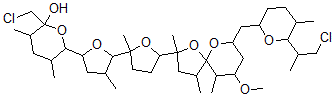 CAS#: 138285-65-1， 2-(Chloromethyl)-6-[5-[5-[7-[[6-(1-Chloropropan-2-Yl)-5-Methyloxan-2-Yl]Methyl]-9-Methoxy-2,4,10-Trimethyl-1,6-Dioxaspiro[4.5]Decan-2-Yl]-2-Methyloxolan-2-Yl]-4-Methyloxolan-2-Yl]-3,5-Dimethyloxan-2-Ol