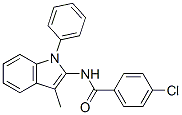 CAS#: 138349-55-0， 4-Chloro-N-(3-Methyl-1-Phenylindol-2-Yl)Benzamide