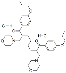 CAS#: 138371-23-0， 2,7-Bis(Morpholin-4-Ylmethyl)-1,8-Bis(4-Propoxyphenyl)Octane-1,8-Dione Dihydrochloride