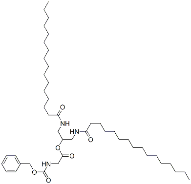 CAS#: 138404-99-6， 1,3-Bis(Hexadecanoylamino)Propan-2-Yl 2-(Phenylmethoxycarbonylamino)Acetate
