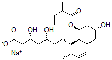 CAS#: 138505-91-6， Sodium (3R,5R)-7-[(1S,2S,6R,8S,8aS)-6-Hydroxy-2-Methyl-8-(2-Methylbutanoyloxy)-1,2,4a,5,6,7,8,8a-Octahydronaphthalen-1-Yl]-3,5-Dihydroxyheptanoate