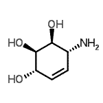 CAS#: 138513-21-0， (1S,2R,3S,6R)-6-Amino-4-Cyclohexene-1,2,3-Triol