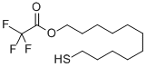 结构式 CAS# 138524-05-7, 2,2,2-三氟-乙酸 11-巯基十一烷基酯