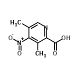 CAS#: 138569-59-2， 3,5-Dimethyl-4-Nitro-2-Pyridinecarboxylic Acid