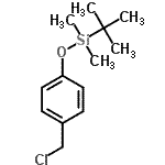 CAS#: 138585-09-8， [4-(Chloromethyl)Phenoxy](Dimethyl)(2-Methyl-2-Propanyl)Silane