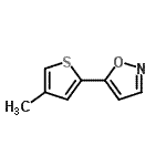 CAS#: 138716-42-4， 5-(4-Methyl-2-Thienyl)-1,2-Oxazole